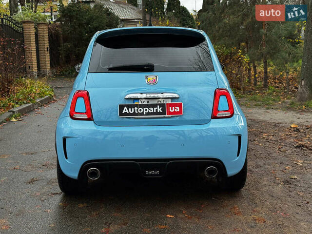 Синий Абарт Fiat 500, объемом двигателя 1.4 л и пробегом 59 тыс. км за 13790 $, фото 10 на Automoto.ua