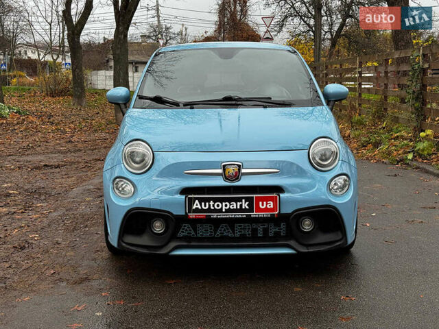 Синий Абарт Fiat 500, объемом двигателя 1.4 л и пробегом 59 тыс. км за 13790 $, фото 1 на Automoto.ua