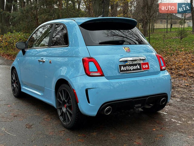 Синий Абарт Fiat 500, объемом двигателя 1.4 л и пробегом 59 тыс. км за 13790 $, фото 8 на Automoto.ua