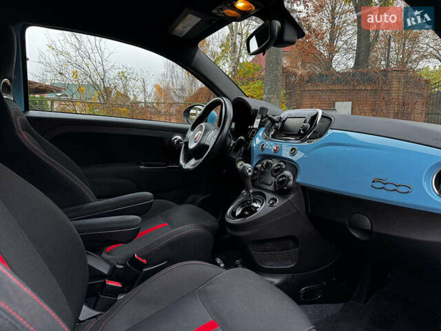 Синий Абарт Fiat 500, объемом двигателя 1.4 л и пробегом 59 тыс. км за 13790 $, фото 17 на Automoto.ua