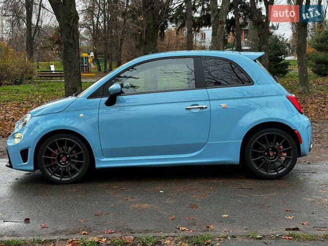 Синий Абарт Fiat 500, объемом двигателя 1.4 л и пробегом 59 тыс. км за 13790 $, фото 7 на Automoto.ua