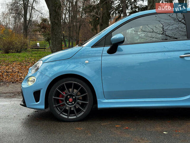 Синий Абарт Fiat 500, объемом двигателя 1.4 л и пробегом 59 тыс. км за 13790 $, фото 4 на Automoto.ua