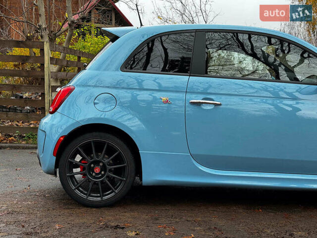 Синий Абарт Fiat 500, объемом двигателя 1.4 л и пробегом 59 тыс. км за 13790 $, фото 12 на Automoto.ua