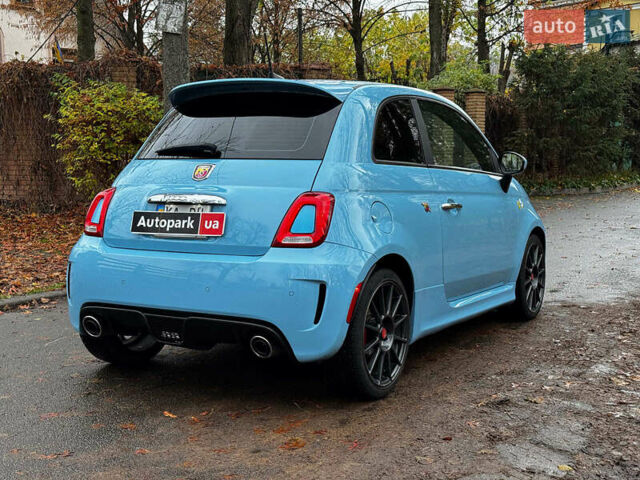 Синий Абарт Fiat 500, объемом двигателя 1.4 л и пробегом 59 тыс. км за 13790 $, фото 11 на Automoto.ua