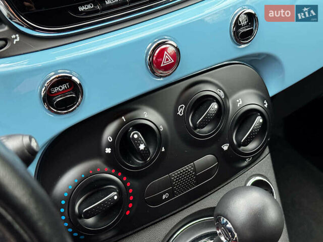 Синий Абарт Fiat 500, объемом двигателя 1.4 л и пробегом 59 тыс. км за 13790 $, фото 29 на Automoto.ua