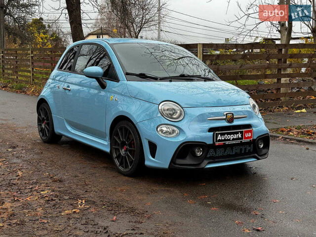 Синий Абарт Fiat 500, объемом двигателя 1.4 л и пробегом 59 тыс. км за 13790 $, фото 3 на Automoto.ua