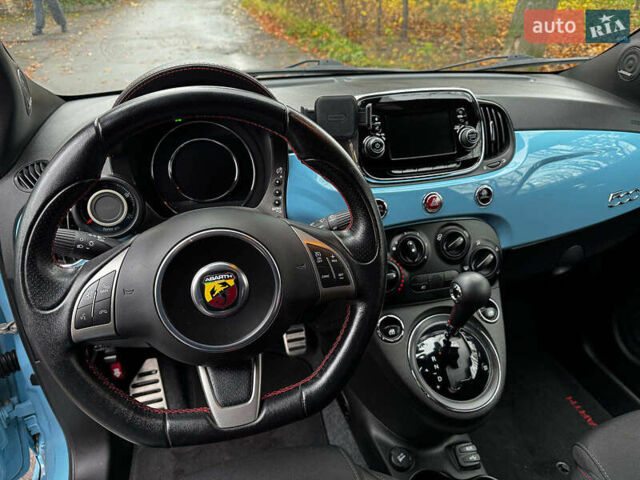 Синий Абарт Fiat 500, объемом двигателя 1.4 л и пробегом 59 тыс. км за 13790 $, фото 26 на Automoto.ua