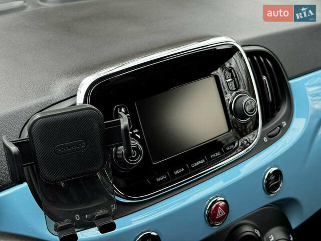Синий Абарт Fiat 500, объемом двигателя 1.4 л и пробегом 59 тыс. км за 13790 $, фото 28 на Automoto.ua