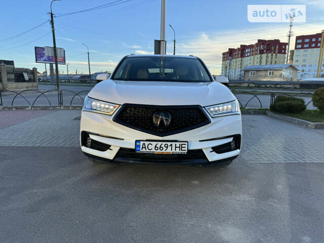 Белый Акура МДХ, объемом двигателя 3.47 л и пробегом 82 тыс. км за 25000 $, фото 1 на Automoto.ua