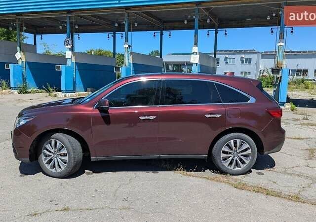 Красный Акура МДХ, объемом двигателя 3.47 л и пробегом 135 тыс. км за 24000 $, фото 1 на Automoto.ua