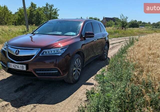 Красный Акура МДХ, объемом двигателя 3.47 л и пробегом 135 тыс. км за 24000 $, фото 9 на Automoto.ua