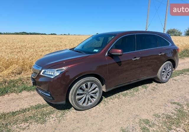 Красный Акура МДХ, объемом двигателя 3.47 л и пробегом 135 тыс. км за 24000 $, фото 11 на Automoto.ua
