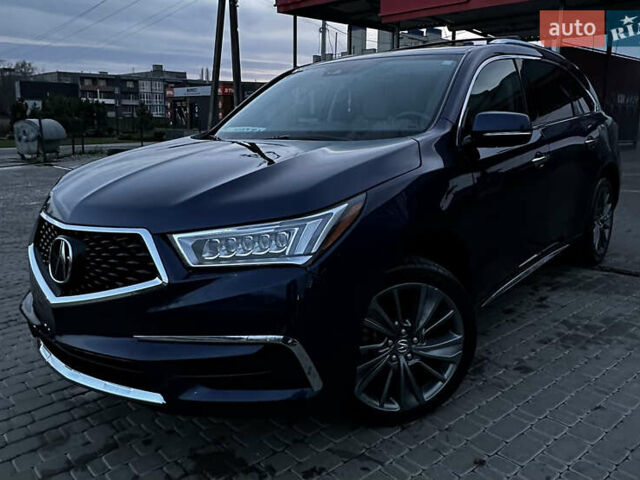 Синий Акура МДХ, объемом двигателя 3.47 л и пробегом 51 тыс. км за 29950 $, фото 1 на Automoto.ua