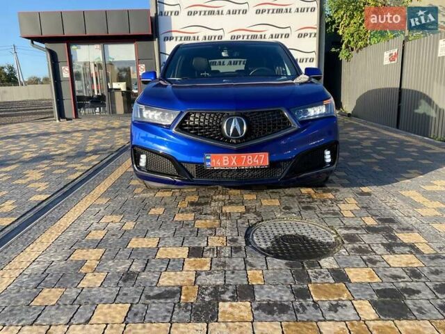 Синий Акура МДХ, объемом двигателя 3.5 л и пробегом 185 тыс. км за 23999 $, фото 1 на Automoto.ua