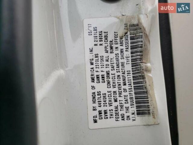 Білий Акура ТЛХ, об'ємом двигуна 2.4 л та пробігом 92 тис. км за 2700 $, фото 11 на Automoto.ua