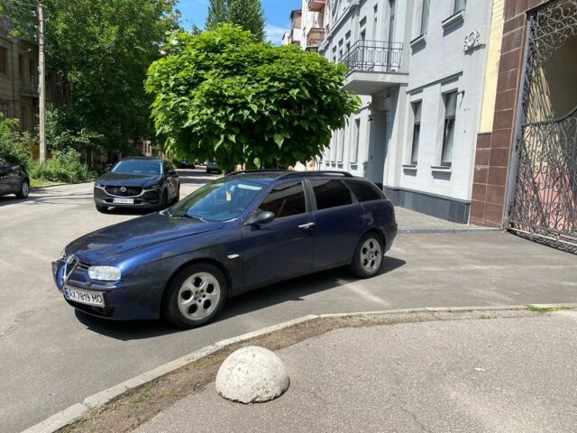 Синий Альфа 156, объемом двигателя 1.7 л и пробегом 275 тыс. км за 1200 $, фото 2 на Automoto.ua