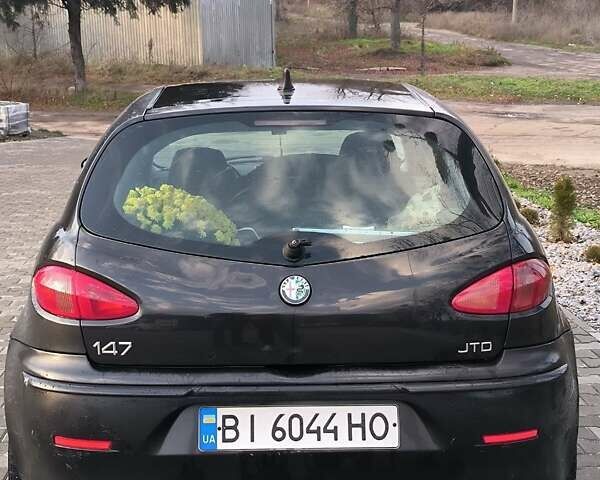 Чорний Альфа Ромео 147, об'ємом двигуна 1.91 л та пробігом 390 тис. км за 3000 $, фото 4 на Automoto.ua