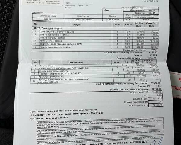Черный Альфа Ромео 147, объемом двигателя 1.6 л и пробегом 138 тыс. км за 5800 $, фото 167 на Automoto.ua
