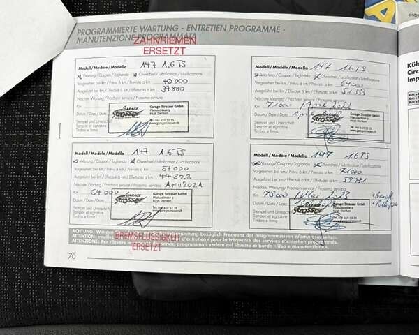 Черный Альфа Ромео 147, объемом двигателя 1.6 л и пробегом 138 тыс. км за 5800 $, фото 162 на Automoto.ua