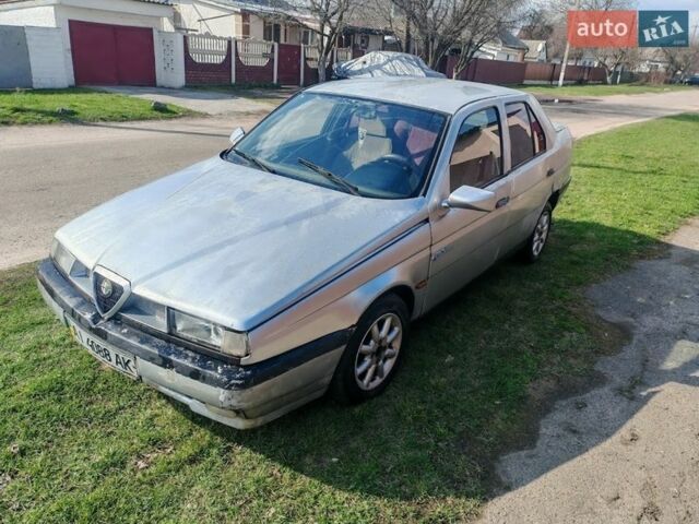 Сірий Альфа Ромео 155, об'ємом двигуна 1.7 л та пробігом 373 тис. км за 800 $, фото 1 на Automoto.ua