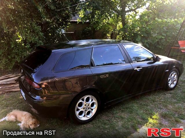 Черный Альфа Ромео 156, объемом двигателя 2.4 л и пробегом 300 тыс. км за 1500 $, фото 2 на Automoto.ua