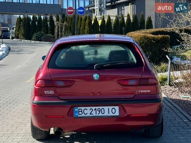 Красный Альфа Ромео 156, объемом двигателя 2 л и пробегом 288 тыс. км за 2600 $, фото 8 на Automoto.ua
