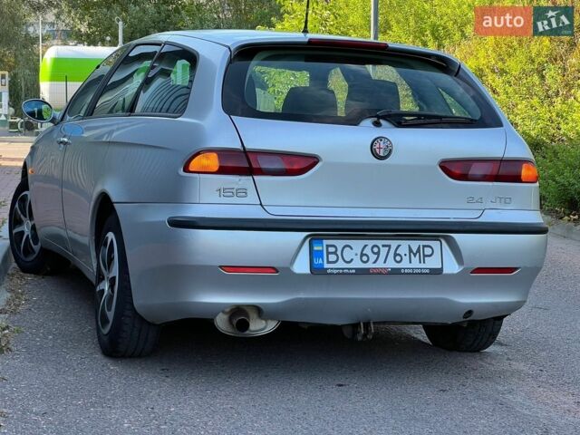 Серый Альфа Ромео 156, объемом двигателя 2.4 л и пробегом 460 тыс. км за 3500 $, фото 31 на Automoto.ua