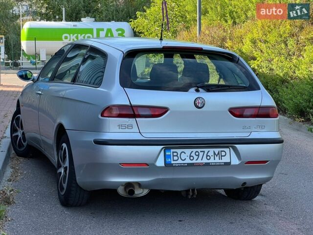 Серый Альфа Ромео 156, объемом двигателя 2.4 л и пробегом 460 тыс. км за 3500 $, фото 26 на Automoto.ua