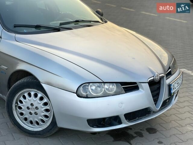 Серый Альфа Ромео 156, объемом двигателя 1.9 л и пробегом 332 тыс. км за 2700 $, фото 2 на Automoto.ua