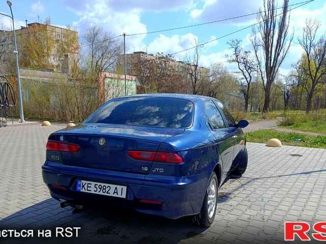Синий Альфа Ромео 156, объемом двигателя 1.9 л и пробегом 288 тыс. км за 2900 $, фото 3 на Automoto.ua
