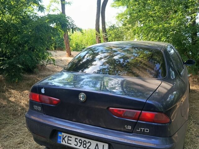 Синий Альфа Ромео 156, объемом двигателя 1.9 л и пробегом 270 тыс. км за 3500 $, фото 4 на Automoto.ua