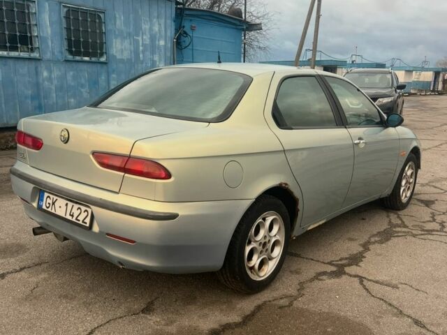 Зелений Альфа Ромео 156, об'ємом двигуна 1.9 л та пробігом 123 тис. км за 1066 $, фото 1 на Automoto.ua