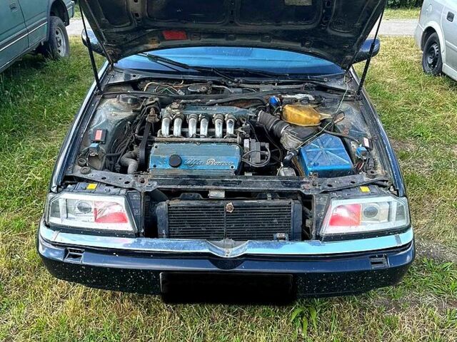 Черный Альфа Ромео 164, объемом двигателя 3 л и пробегом 400 тыс. км за 1950 $, фото 2 на Automoto.ua