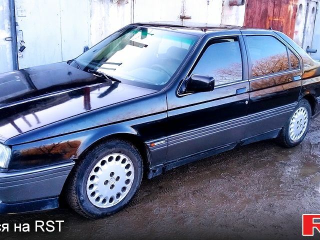 Черный Альфа Ромео 164, объемом двигателя 2 л и пробегом 300 тыс. км за 750 $, фото 2 на Automoto.ua
