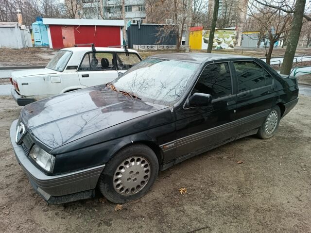 Черный Альфа Ромео 164, объемом двигателя 2 л и пробегом 300 тыс. км за 1050 $, фото 3 на Automoto.ua