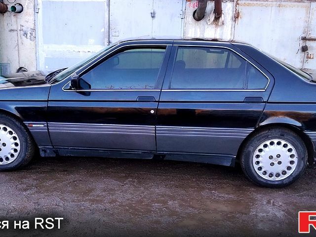 Черный Альфа Ромео 164, объемом двигателя 2 л и пробегом 300 тыс. км за 750 $, фото 3 на Automoto.ua