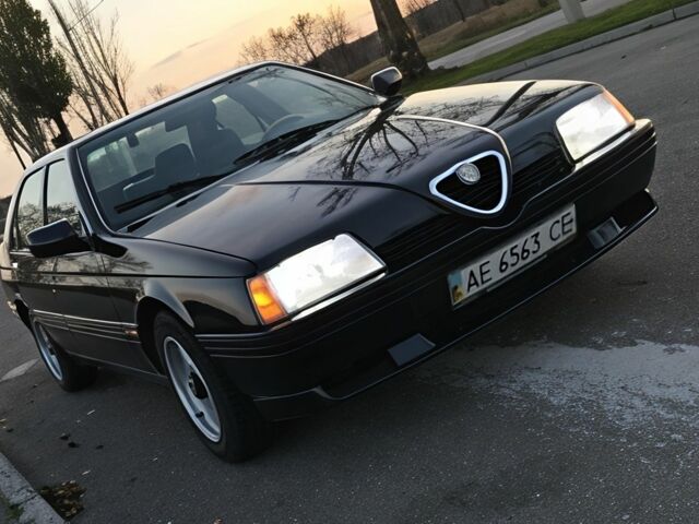 Черный Альфа Ромео 164, объемом двигателя 2 л и пробегом 480 тыс. км за 1200 $, фото 11 на Automoto.ua