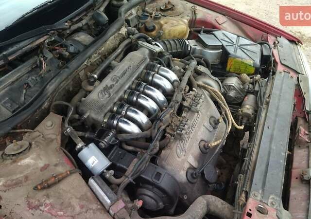 Красный Альфа Ромео 164, объемом двигателя 3 л и пробегом 270 тыс. км за 1400 $, фото 40 на Automoto.ua