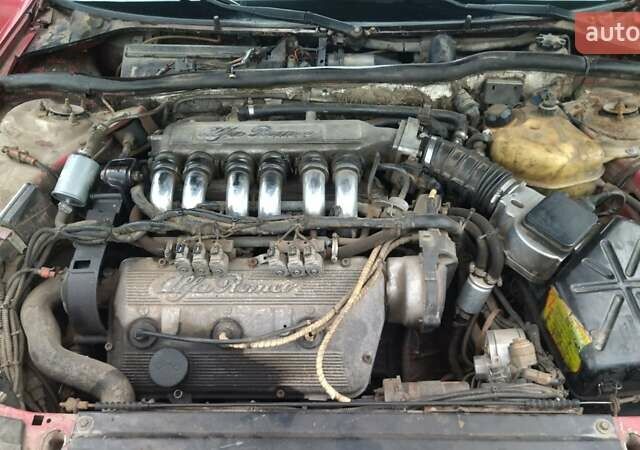 Красный Альфа Ромео 164, объемом двигателя 3 л и пробегом 270 тыс. км за 1400 $, фото 36 на Automoto.ua