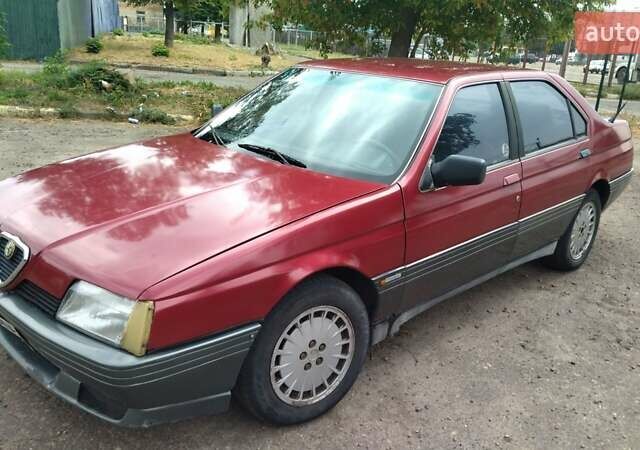 Красный Альфа Ромео 164, объемом двигателя 3 л и пробегом 270 тыс. км за 1400 $, фото 1 на Automoto.ua