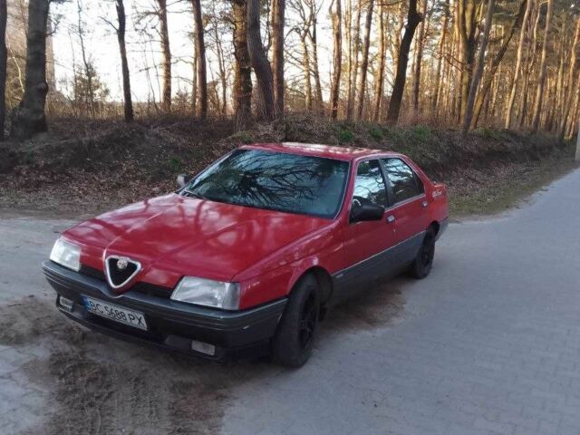 Червоний Альфа Ромео 164, об'ємом двигуна 2 л та пробігом 230 тис. км за 1000 $, фото 2 на Automoto.ua