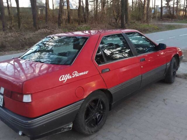 Червоний Альфа Ромео 164, об'ємом двигуна 2 л та пробігом 230 тис. км за 1000 $, фото 3 на Automoto.ua