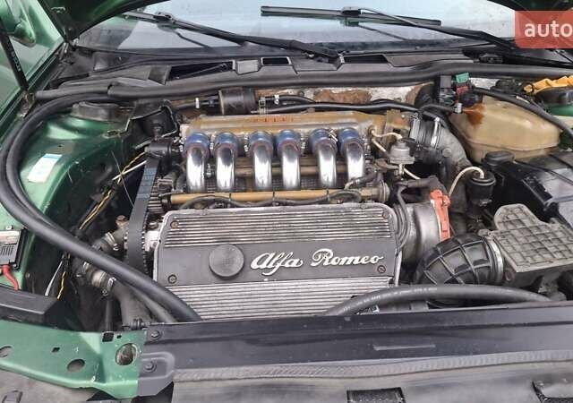 Зеленый Альфа Ромео 164, объемом двигателя 2 л и пробегом 320 тыс. км за 2750 $, фото 2 на Automoto.ua