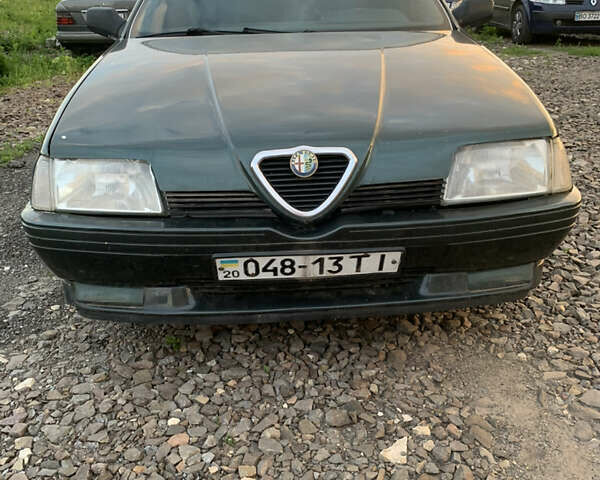 Зеленый Альфа Ромео 164, объемом двигателя 2.99 л и пробегом 123 тыс. км за 600 $, фото 1 на Automoto.ua