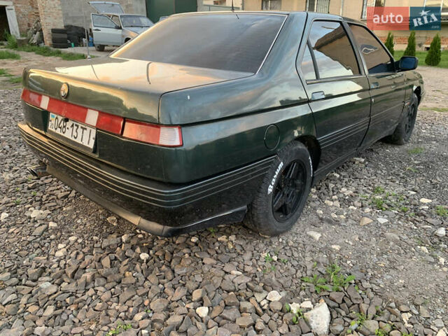 Зеленый Альфа Ромео 164, объемом двигателя 2.99 л и пробегом 123 тыс. км за 600 $, фото 4 на Automoto.ua