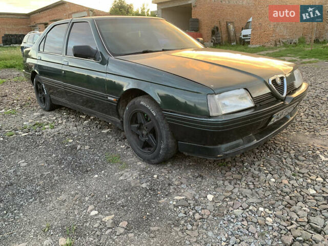 Зеленый Альфа Ромео 164, объемом двигателя 2.99 л и пробегом 123 тыс. км за 600 $, фото 2 на Automoto.ua