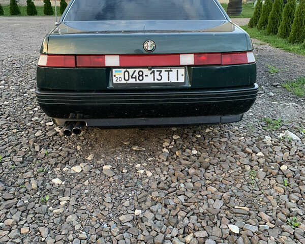 Зеленый Альфа Ромео 164, объемом двигателя 2.99 л и пробегом 123 тыс. км за 600 $, фото 6 на Automoto.ua