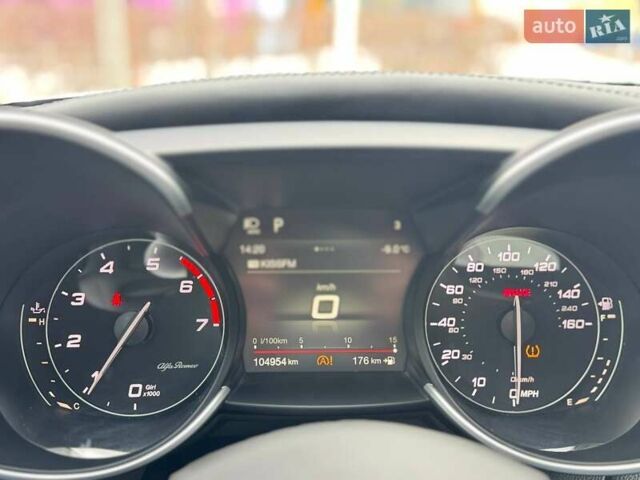 Белый Альфа Ромео Джулия, объемом двигателя 2 л и пробегом 105 тыс. км за 21990 $, фото 21 на Automoto.ua