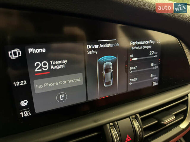 Белый Альфа Ромео Джулия, объемом двигателя 2 л и пробегом 55 тыс. км за 23000 $, фото 22 на Automoto.ua