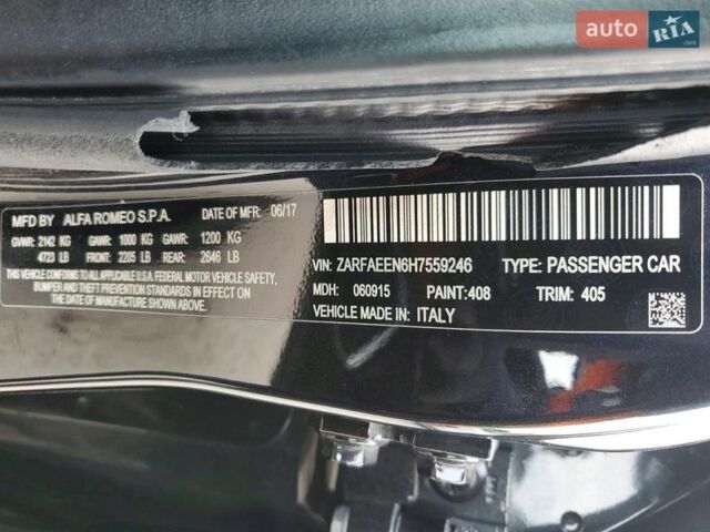 Чорний Альфа Ромео Джулія, об'ємом двигуна 2 л та пробігом 106 тис. км за 3500 $, фото 10 на Automoto.ua